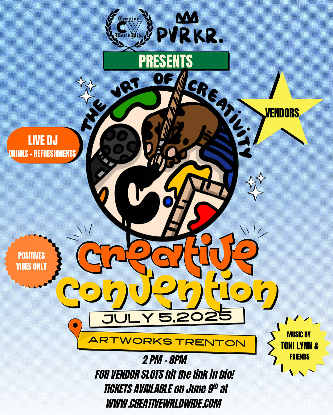 CREW x PVRKR Present: The Art of Creativity Creative Convention