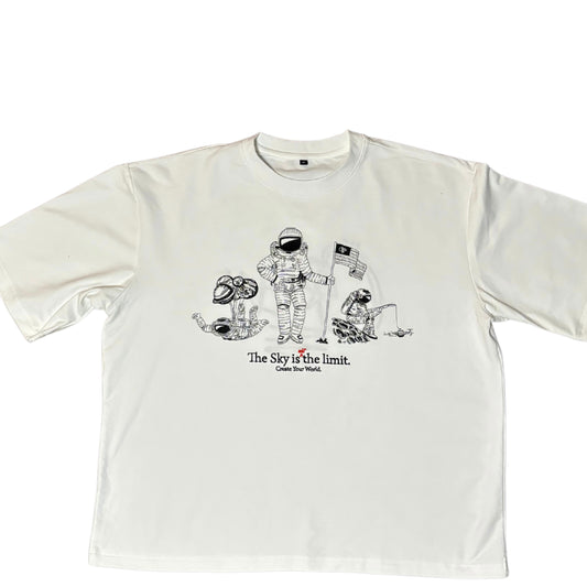 Sky is Not the Limit 3 Astronaut Tee
