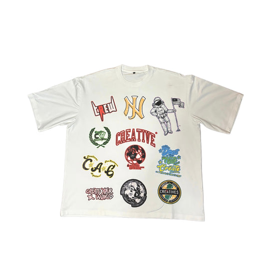 Crew All Over Logo Tee